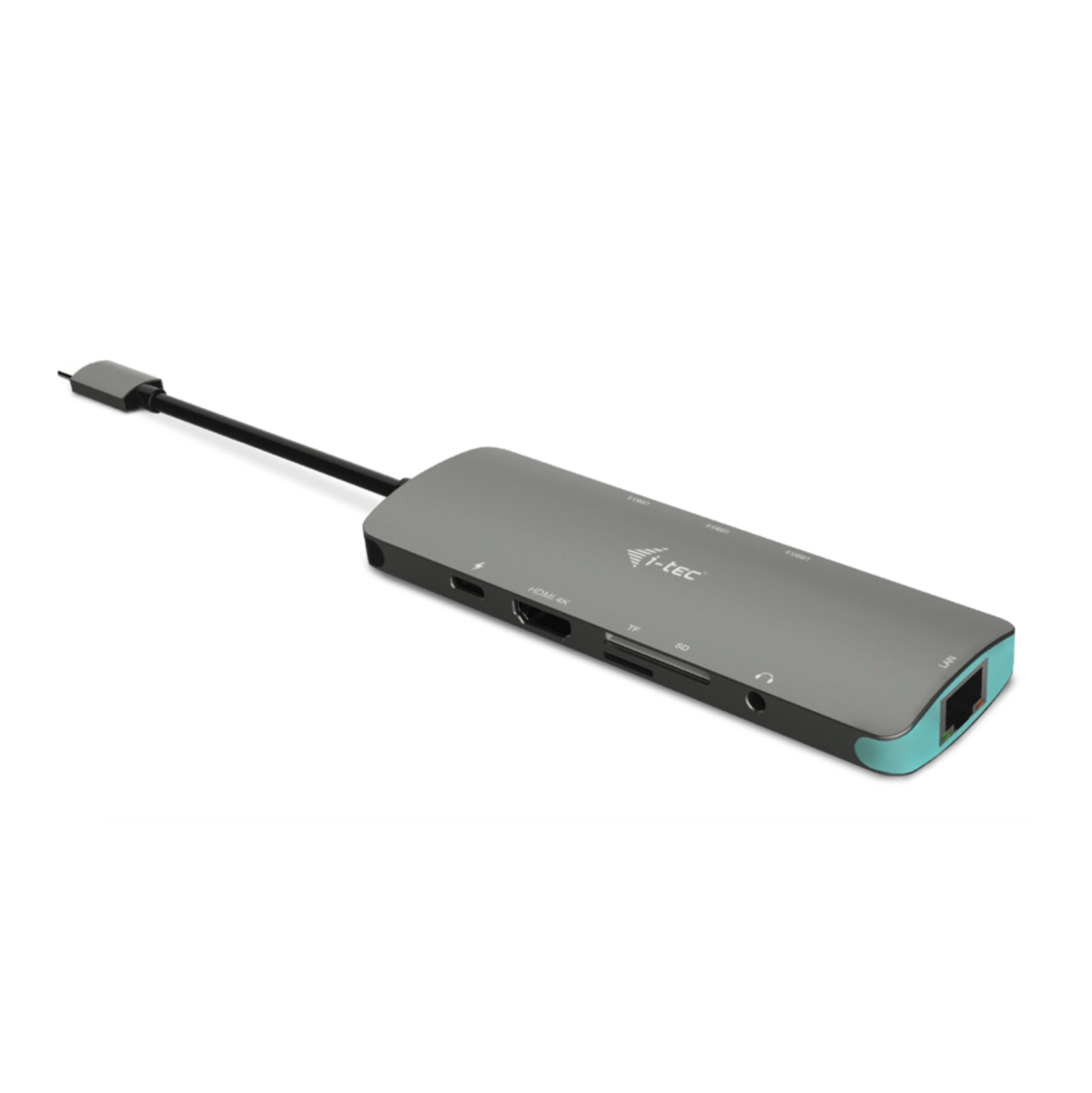 I-TEC USB C Metal Nano Docking Station 1xHDMI 4K 1xSD Kartenleser 1xmicroSD Kartenleser 1xGLAN 1xAudio 3x USB 3.0 Port 1x USB-C PD