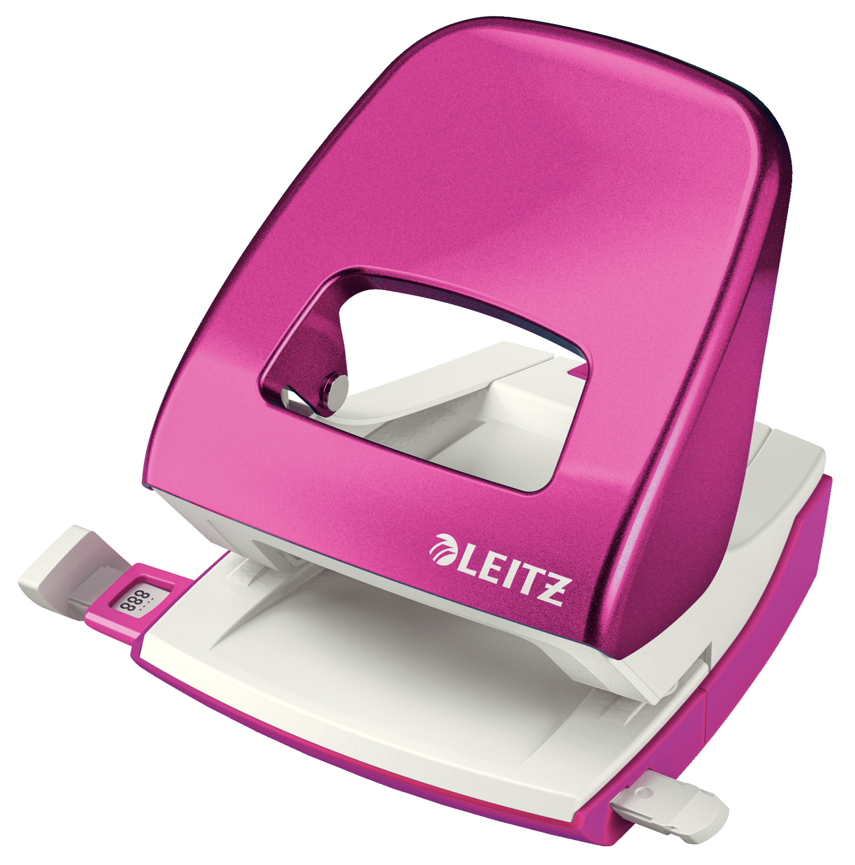 LEITZ Locher NeXXt 5008 WOW pink-metallic, 1 St.