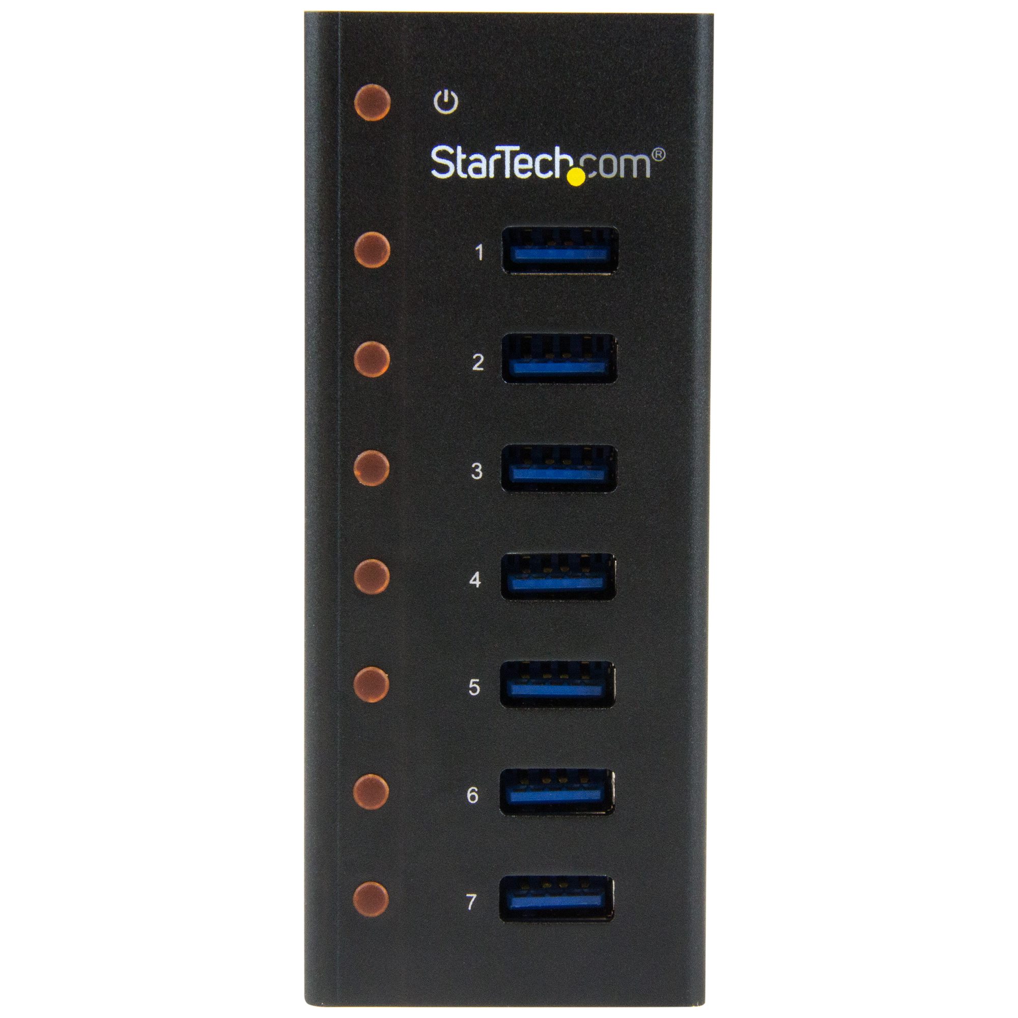StarTech.com ST7300U3M USB 3.0 Hub 7-Port Metallgehäuse Schwarz