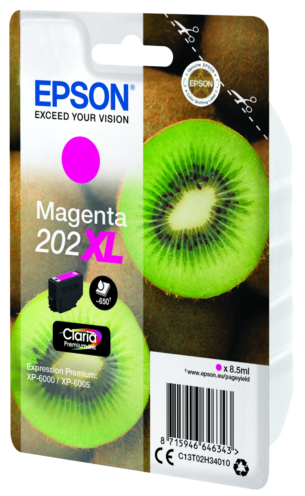 EPSON 202XL/T02H34 (Kiwi) magenta Druckerpatrone