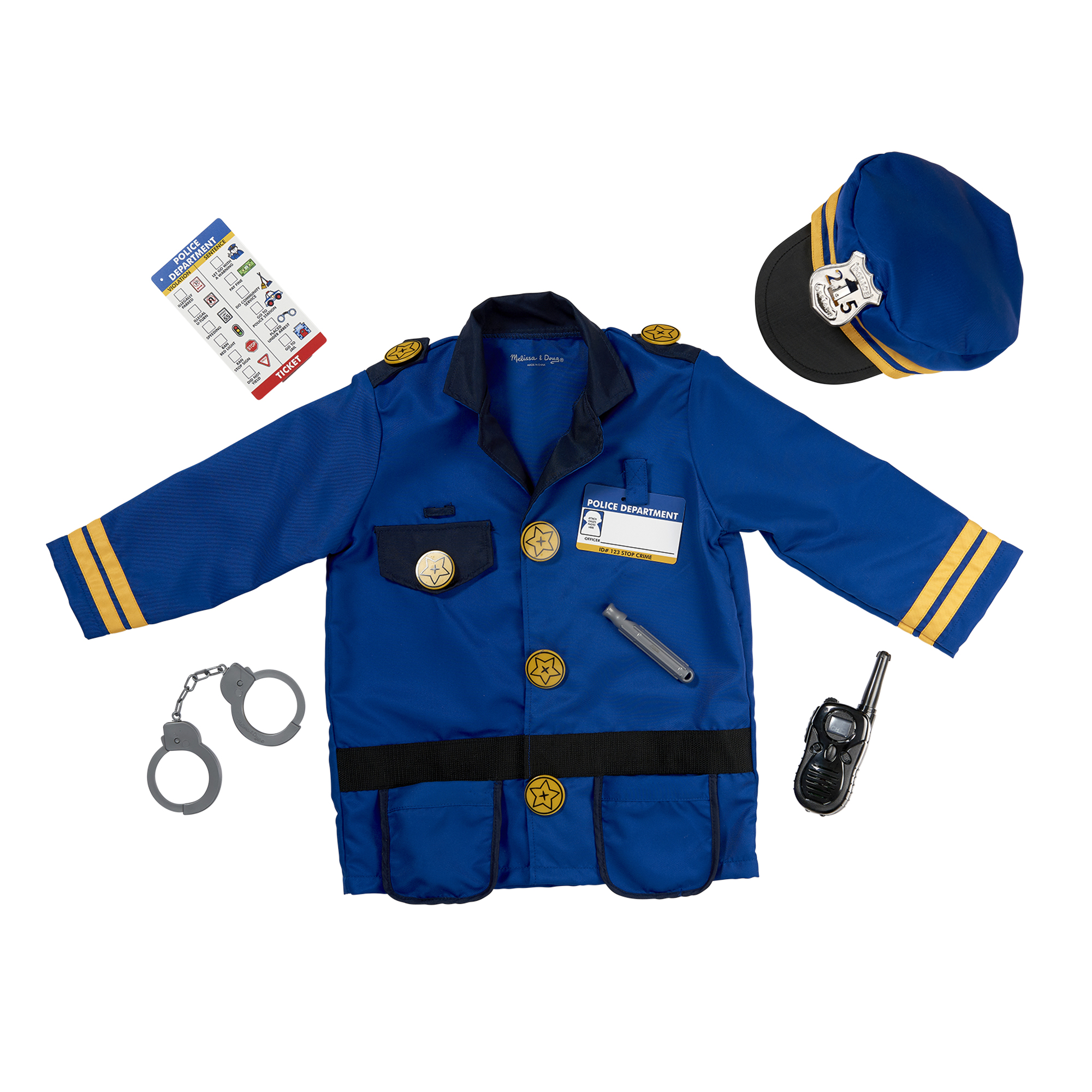 Melissa & Doug - Polizei Kostüm, Rollenspiel