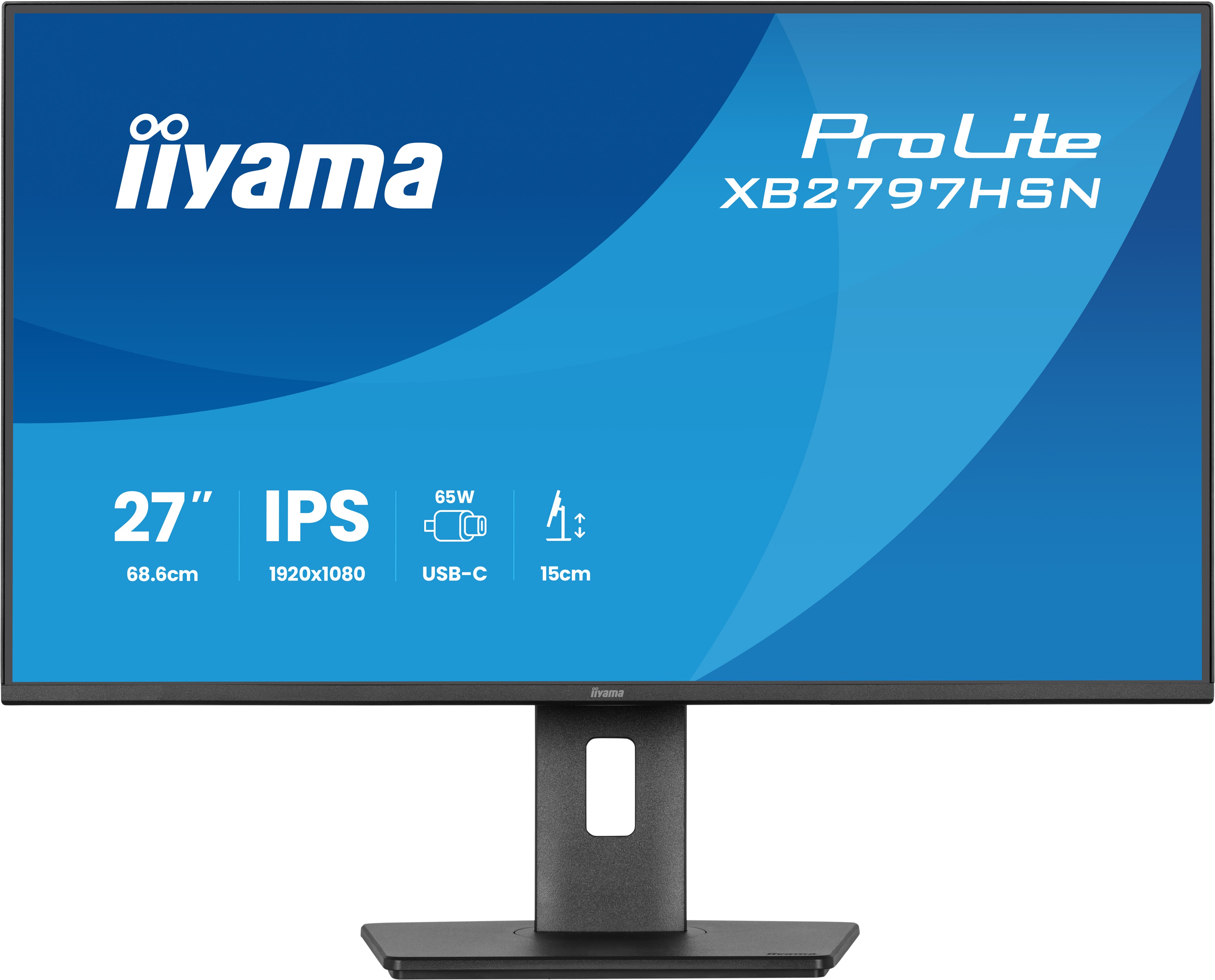 IIYAMA 68.6cm (27) XB2797HSN-B1 16:9 HDMI+DP+2xUSB-C IPS