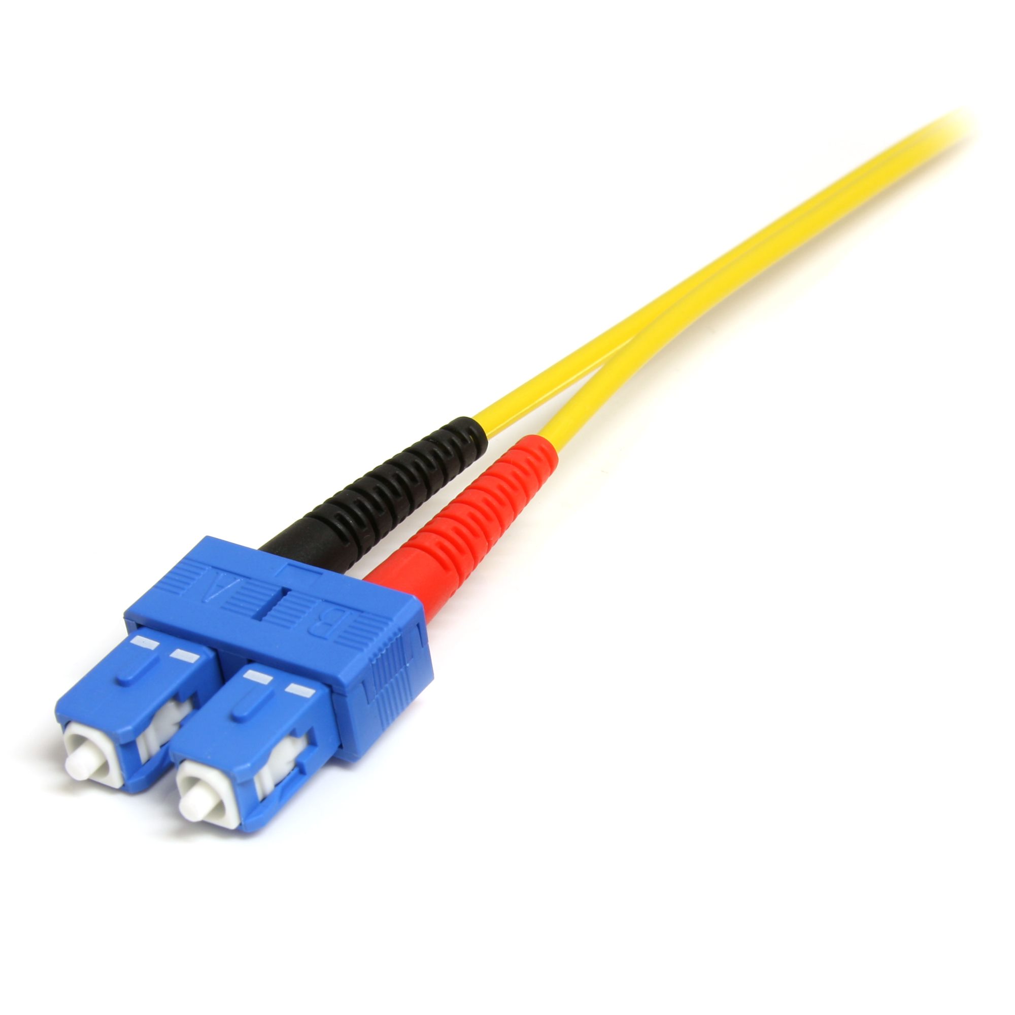 STARTECH.COM 7m Singlemode 9/125 Duplex LSZH LC auf SC OS1 LWL / Glasfaser-Netzwerkkabel - Gelb