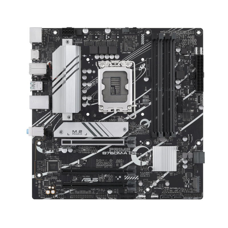 ASUS PRIME B760M-A D4-CSM LGA1700 4xDDR4 microATX 4xSATA MB DP 1.4 2xHDMI 2.1