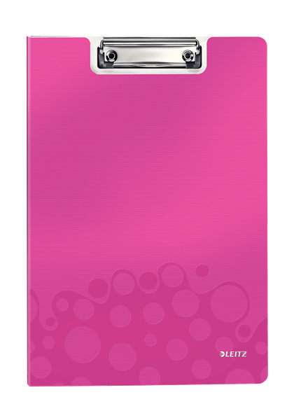 LEITZ Klemmbrettmappe WOW 4199 DIN A4 pink Kunststoff, 1 St.