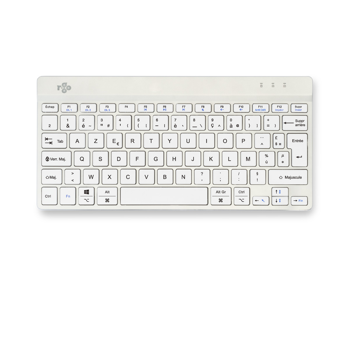 R-GO COMPACT BREAK ERGONOMIC KEYBOARD AZERTY (FR) BLUETOOTH W