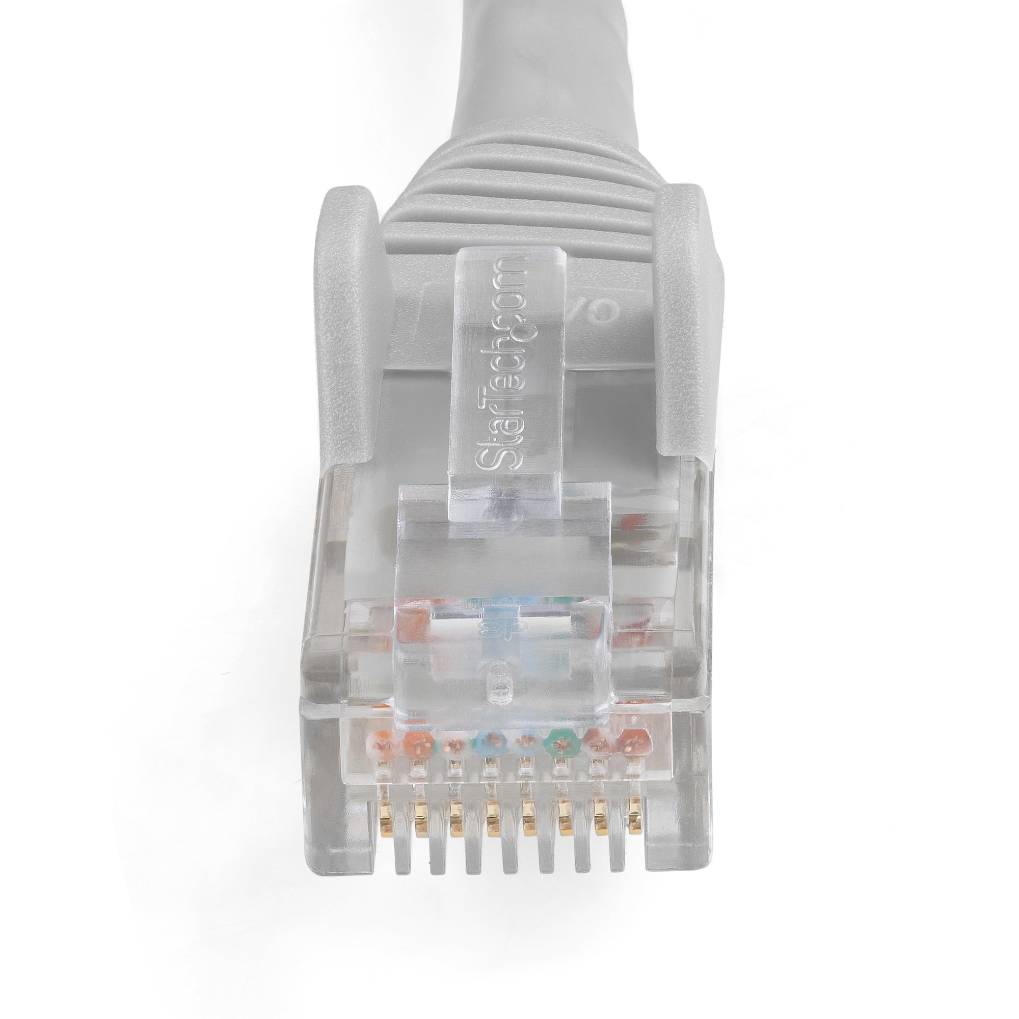 STARTECH.COM StarTech.com 10m LSZH CAT6 Ethernet Cable - 10 Gigabit 100W PoE RJ45 UTP Network Patch Cord Snagless - Grey ETL