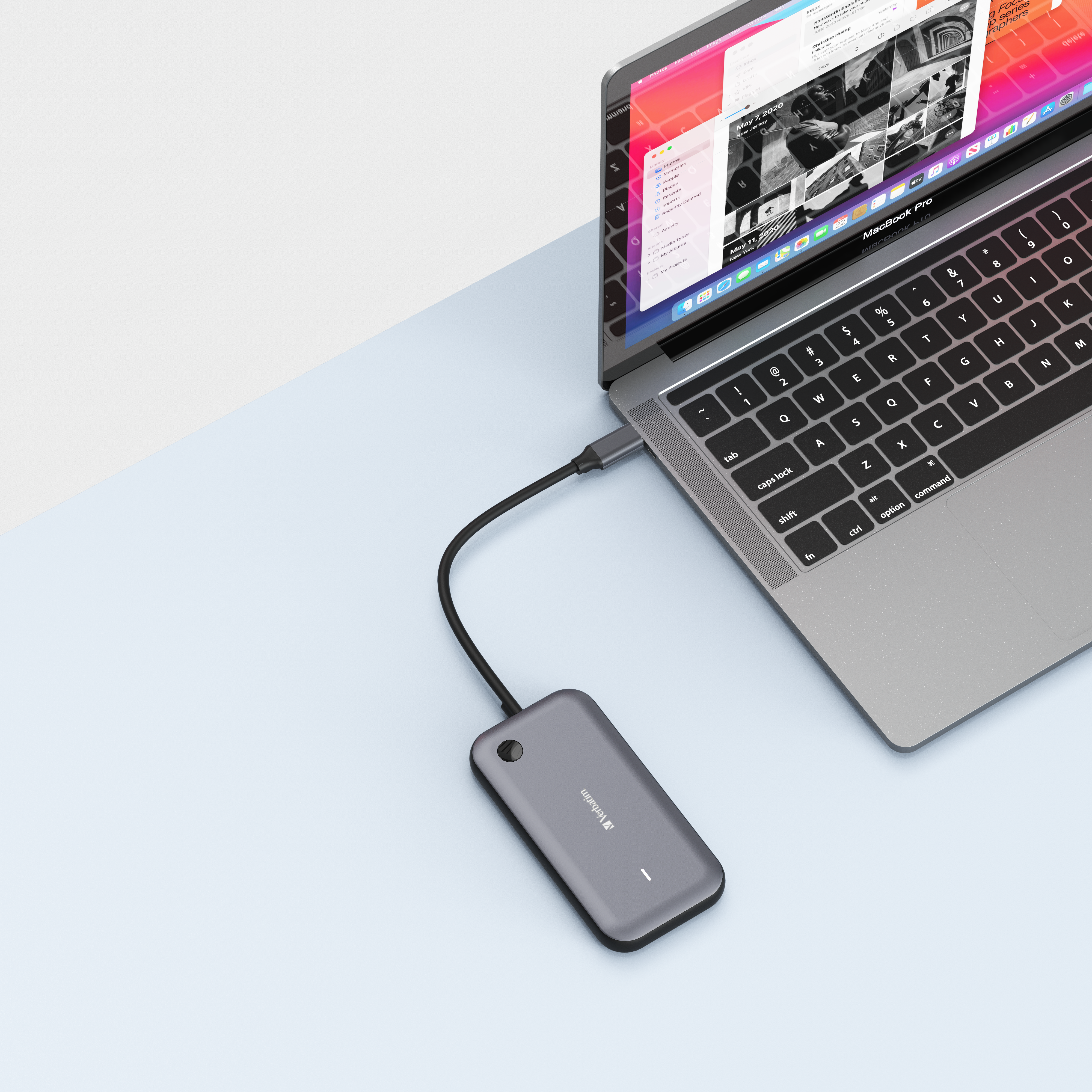 Verbatim Share My Screen USB-C Wirel.Displ.Ad. 1080P/Hub 32146