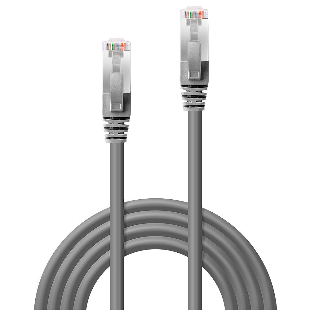 LINDY Patchkabel Cat6 SSTP / S/FTP PIMF grau 2.00m