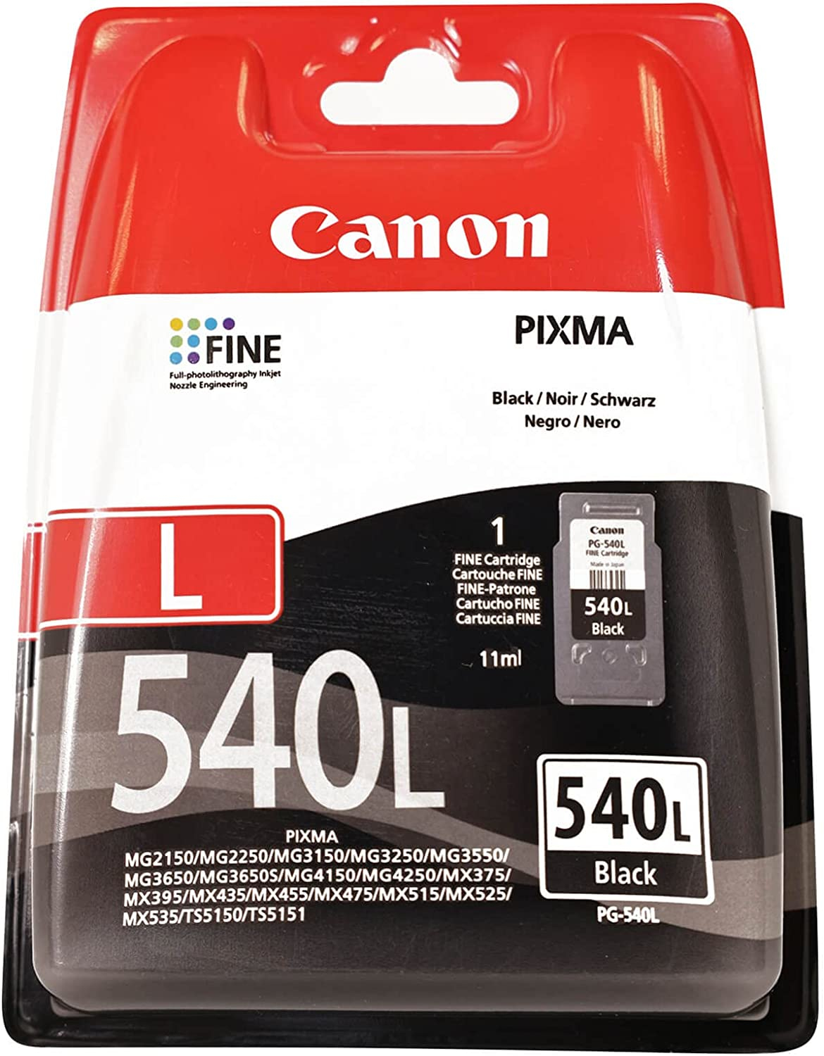 Canon PG-540L BK schwarz Druckkopf