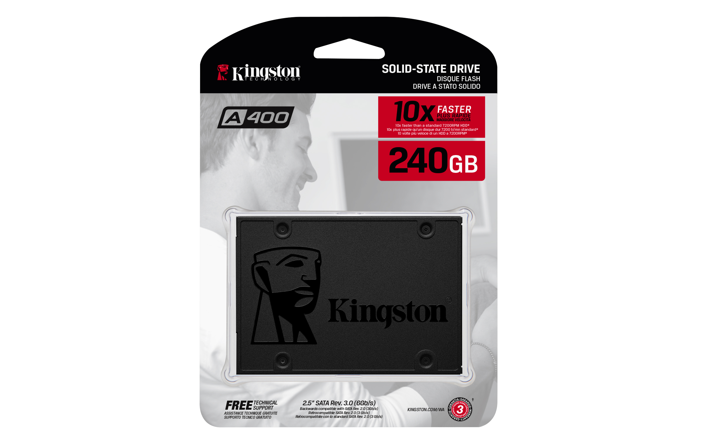 SSD Kingston A400 240GB Sata3 SA400S37/240G 2,5