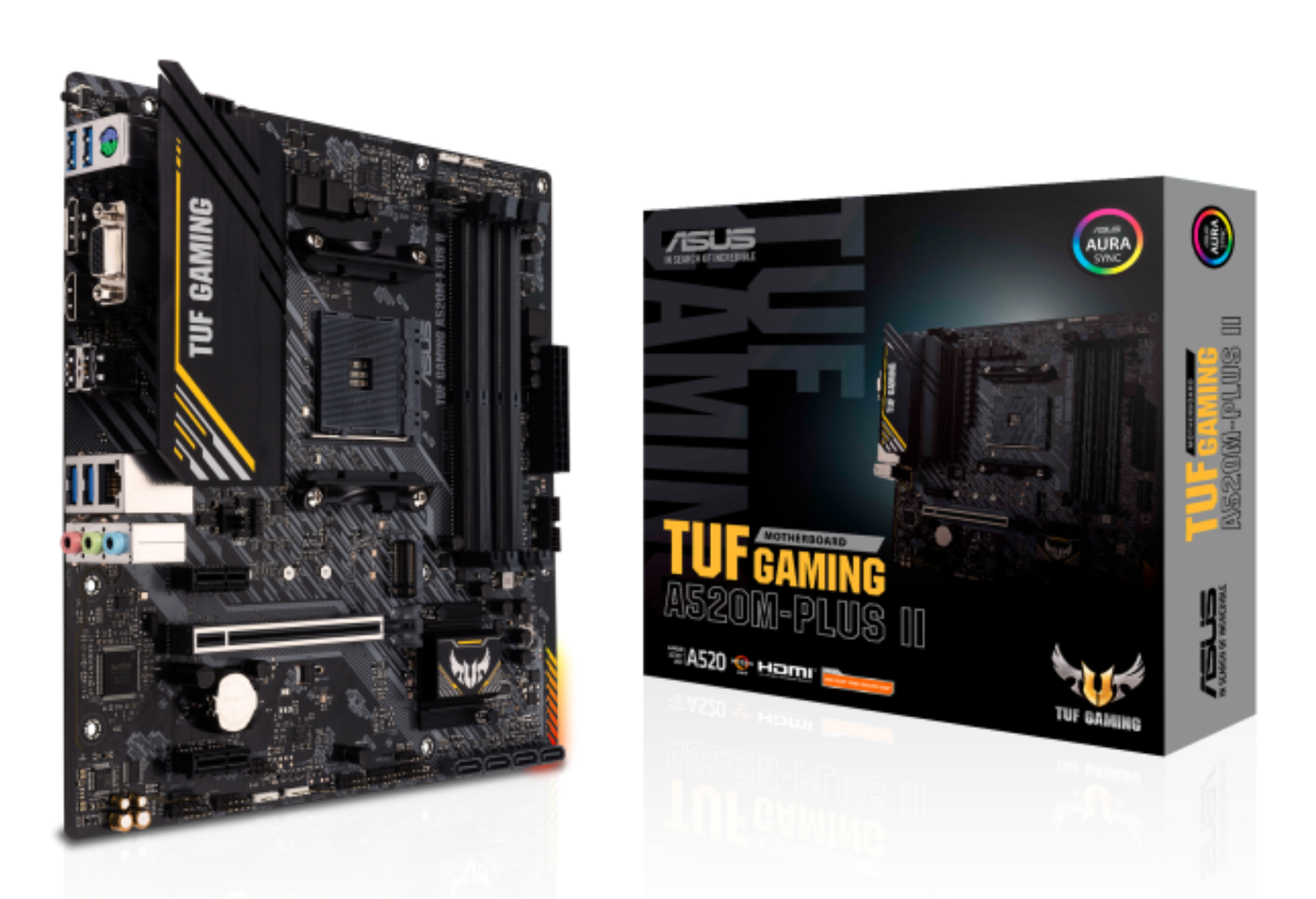 ASUS TUF GAMING A520M-PLUS II AMD A520 microATX 4DDR4