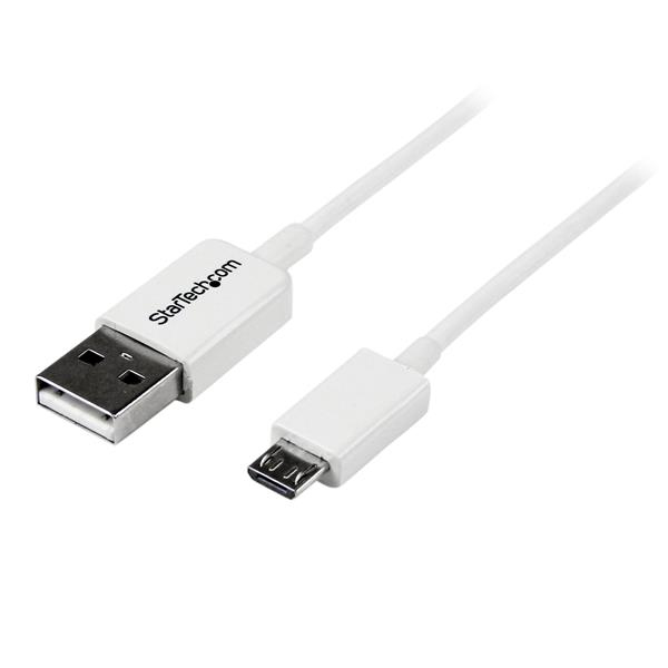 1M WHITE USB TO MICRO USB CBL .