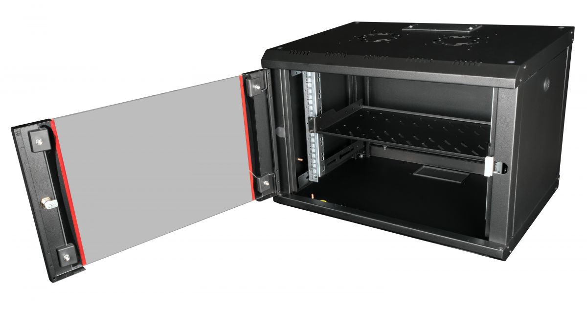 Equip 19 Fachboden fest für Serverschränke 25cm 1U schwarz