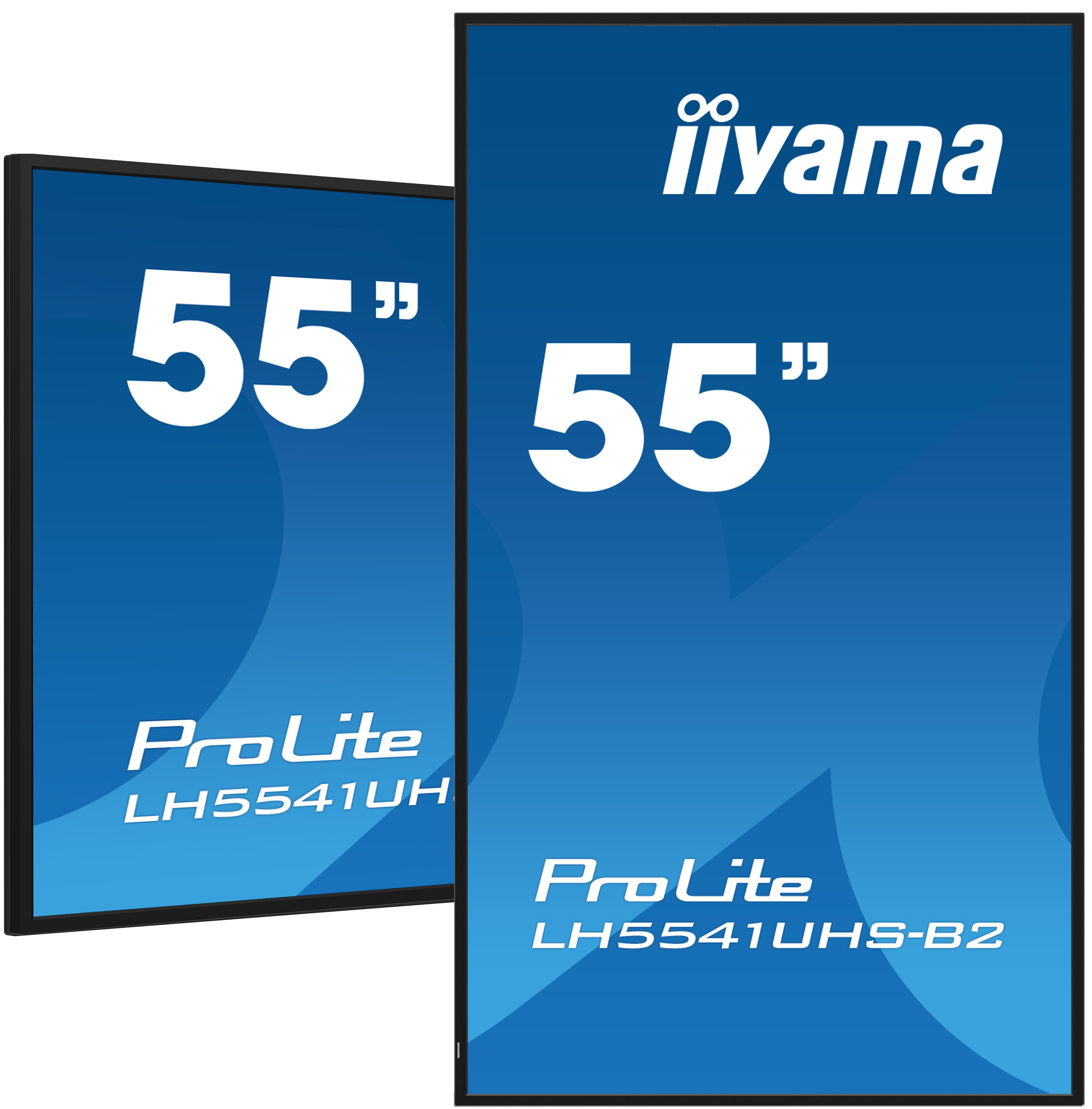 55IN 3840X2160 4K UHD IPS 1 HAZ VGA HDMI 500CD/QM MEDIA PLAY USB