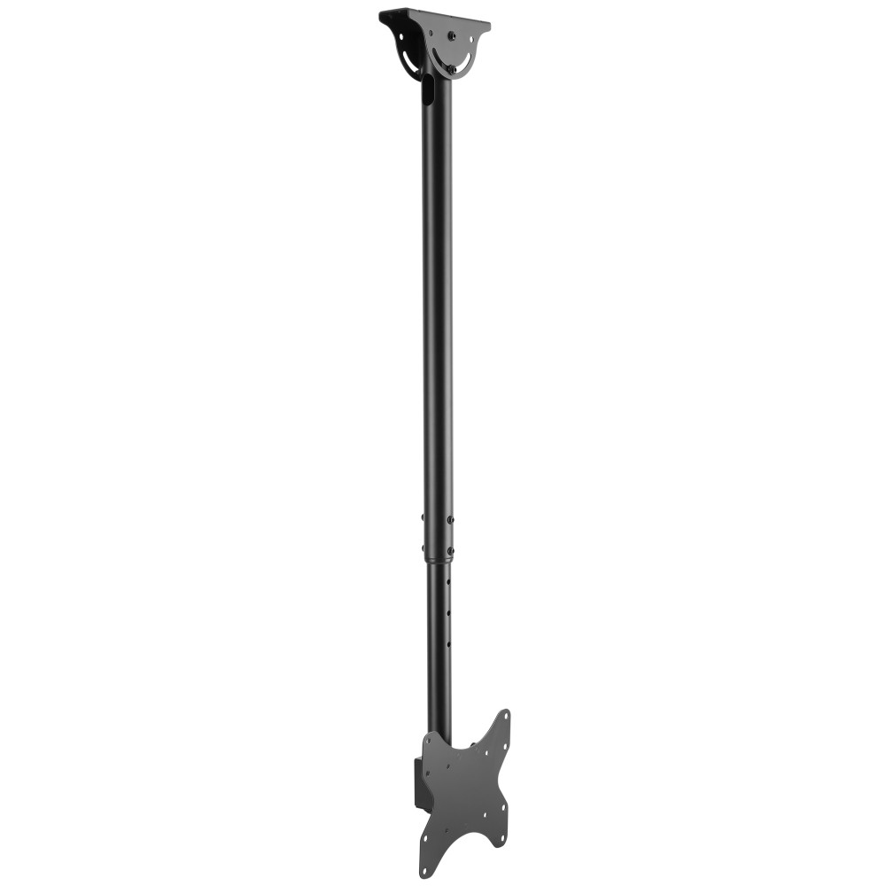 TECHLY Teleskop Universal Deckenhalterung fuer 1 LCD TV LED 58,42cm-106,68cm 23-42Zoll langer Arm