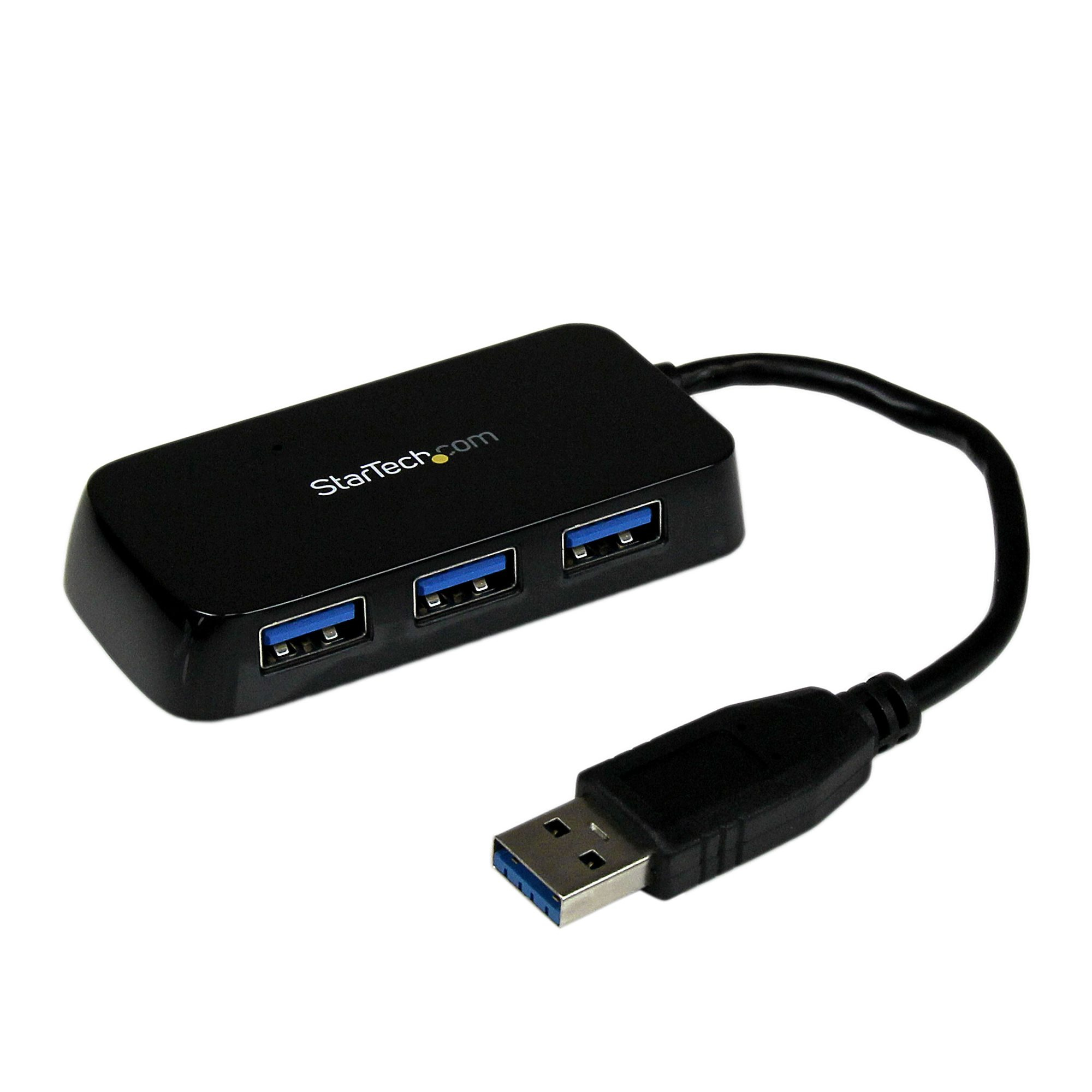 STARTECH.COM ST4300MINU3B 4 Port SuperSpeed Mini USB 3.0 Hub Black