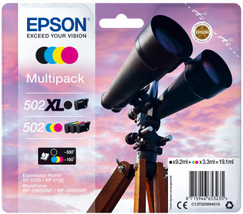 EPSON 1LB Multipack 4-colours 502 XL Black/Std. CMY