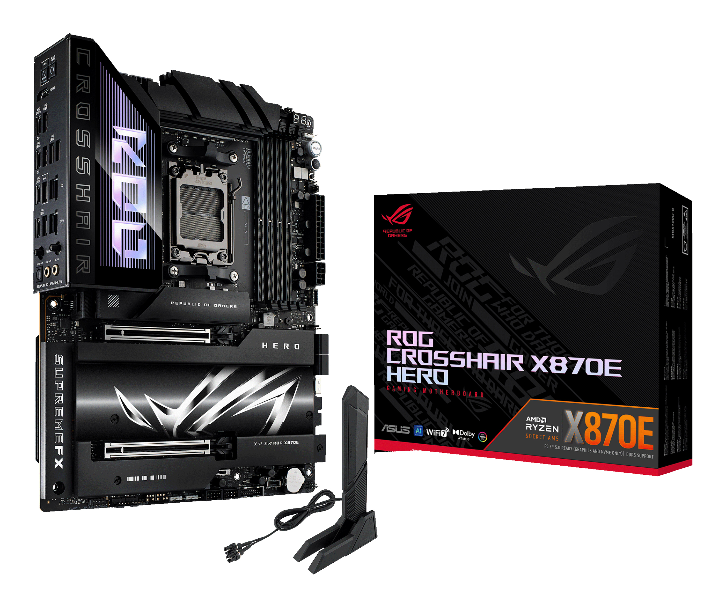 ROG CROSSHAIR X870E HERO, Mainboard