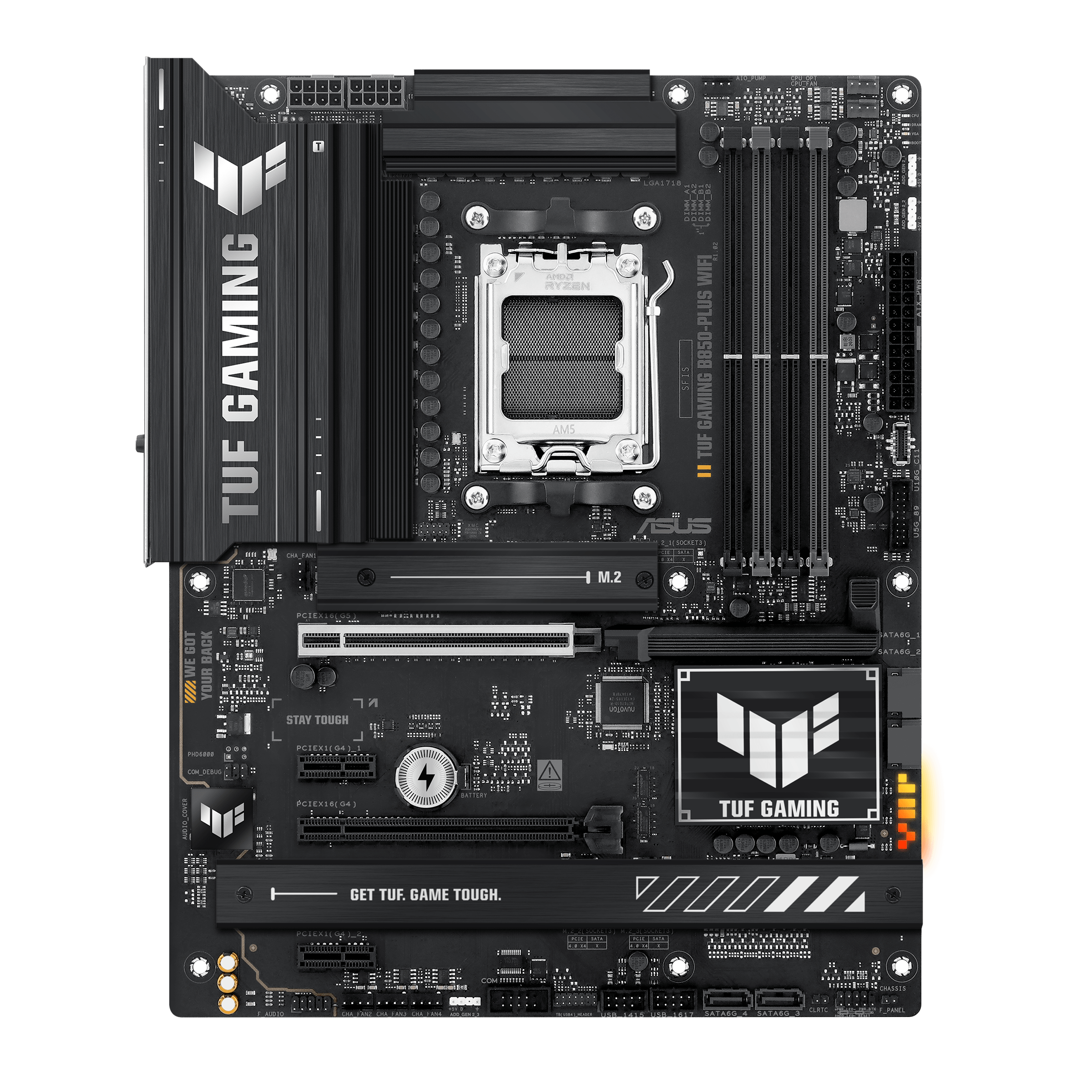 ASUS TUF GAMING B850-PLUS WIFI (AMD,AM5,DDR5,ATX)