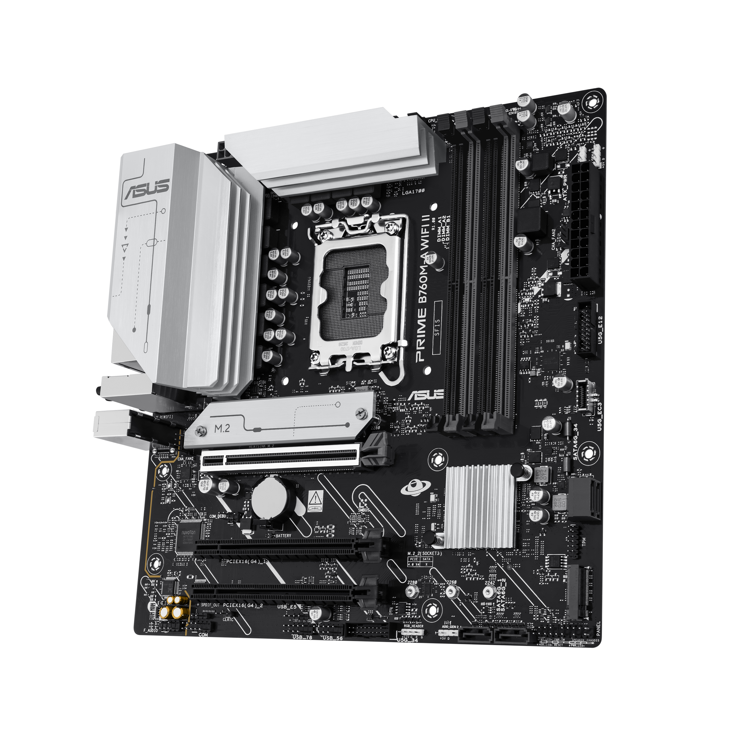 ASUS PRIME B760M-A WIFI II (INTEL,1700,DDR5,mATX)