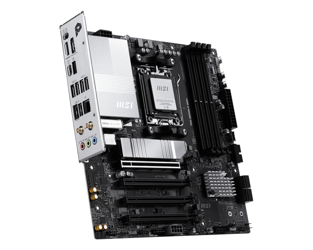 MSI PRO B850M-P WIFI AM5 mATX MB 4xDDR5 4xSATA 3xM.2
