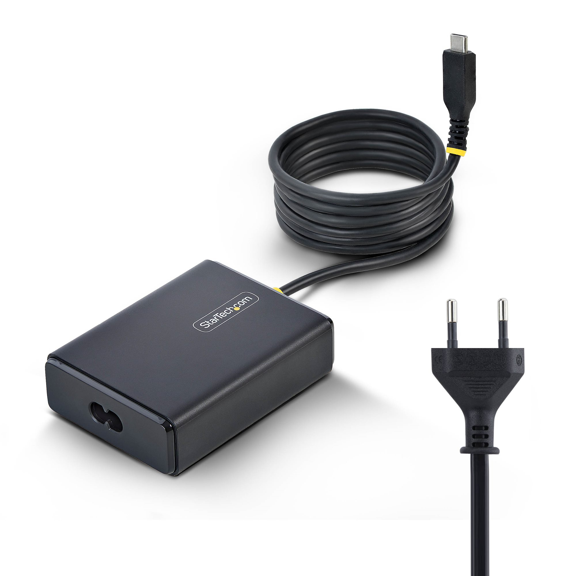 STARTECH.COM 100W USB-C Laptop Charger with 1.5m Tethered USB-C Cable Power Adapter Brick for Dell XPS HP ProBook MacBook Pro