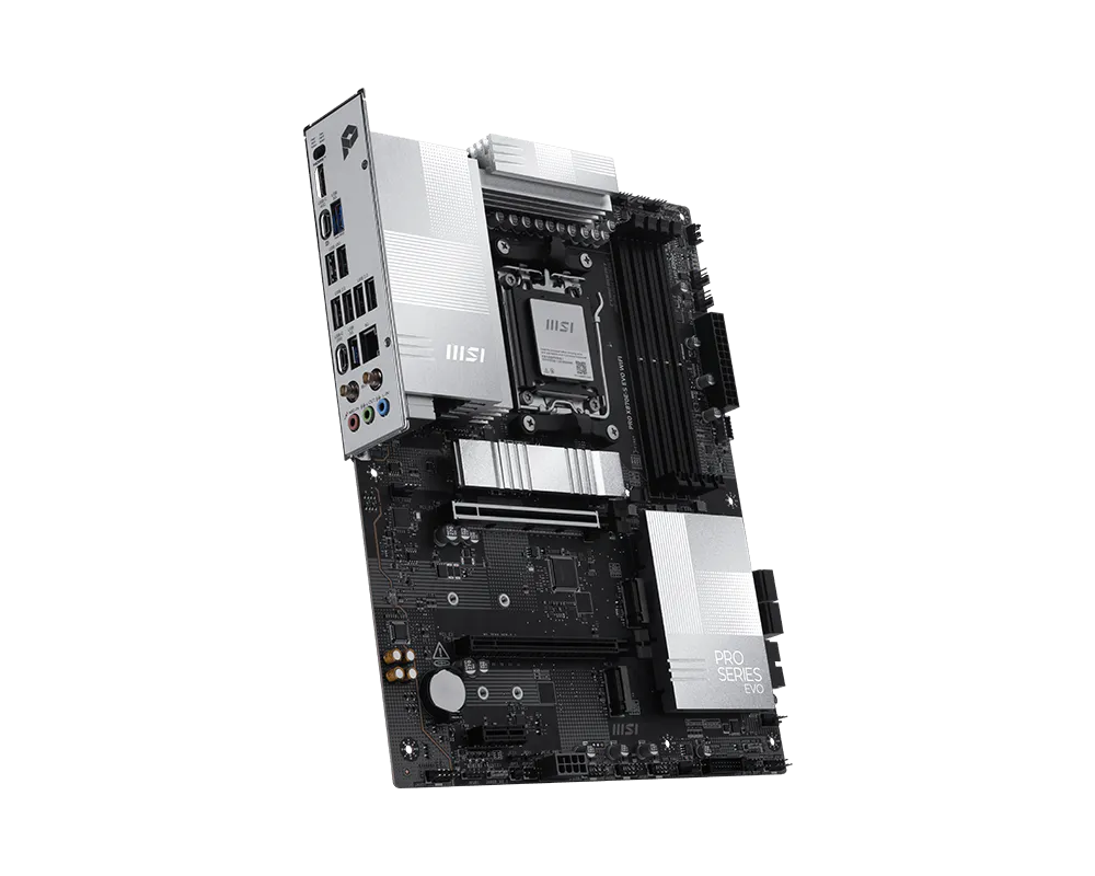 MSI PRO X870E-S EVO WIFI AM5 MB 4xDDR5 4xSATA 3xM.2