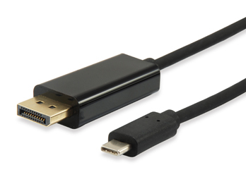 Equip Adapter USB-C->DisplayPort St/St 4K/ 60Hz 1.80m PVC Polybeutel