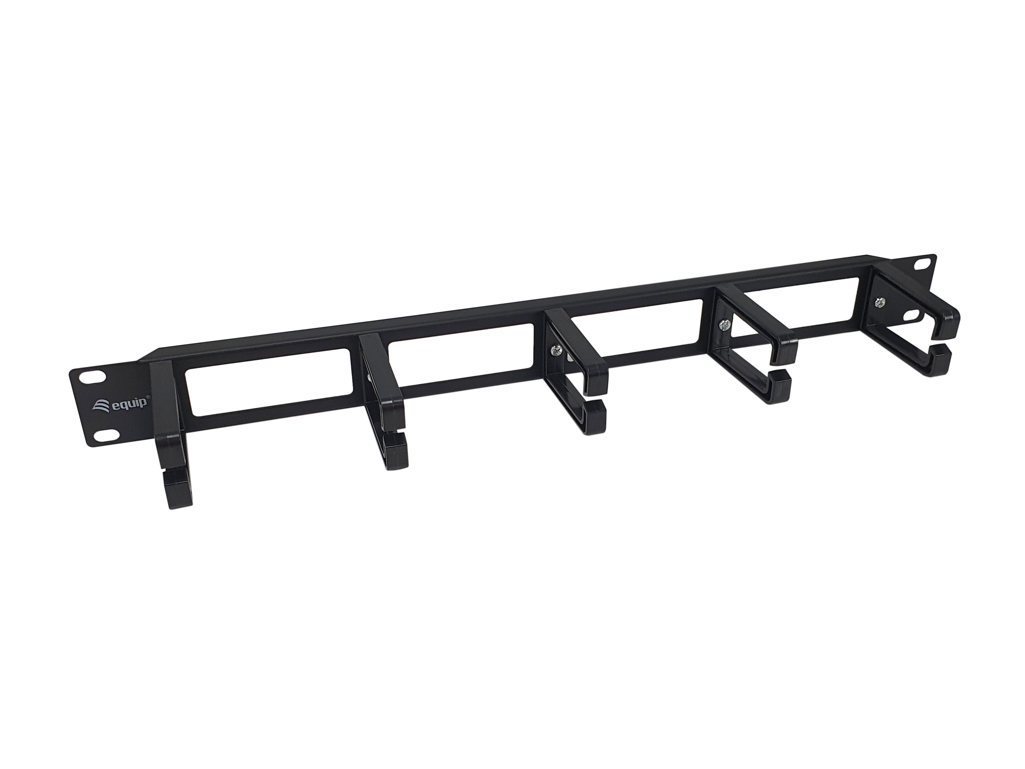 Equip 19 Kabelmanagement 5xPlastikringe Plastik 1U RAL9005