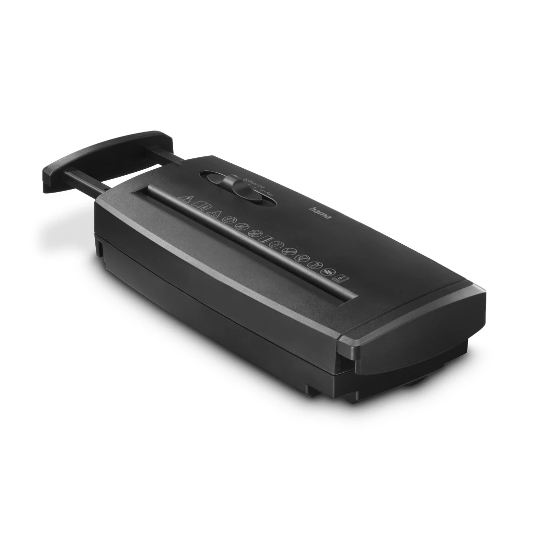 hama Classic S60 Aktenvernichter mit Streifenschnitt P-2, 6 mm, bis 6 Blatt, schwarz
