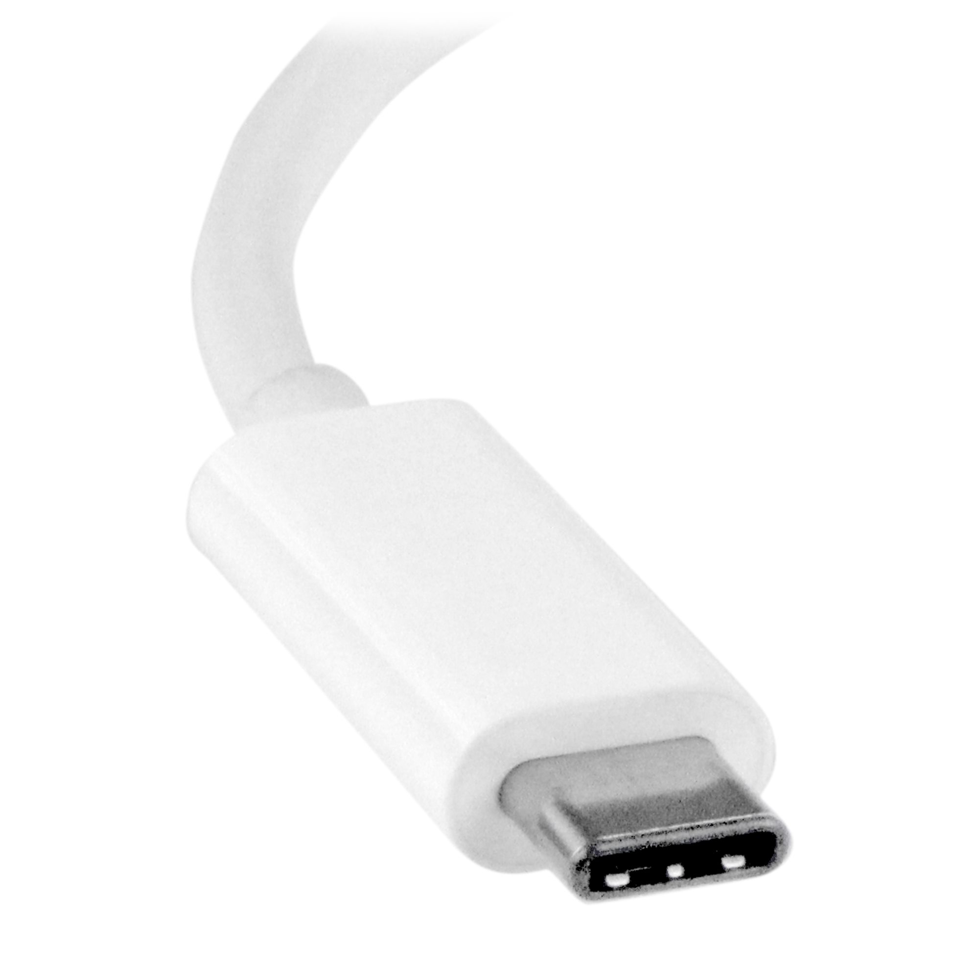 USB-C TO DVI ADAPTER - WHITE USB-C DVI VIDEO CONVERTER-WHITE