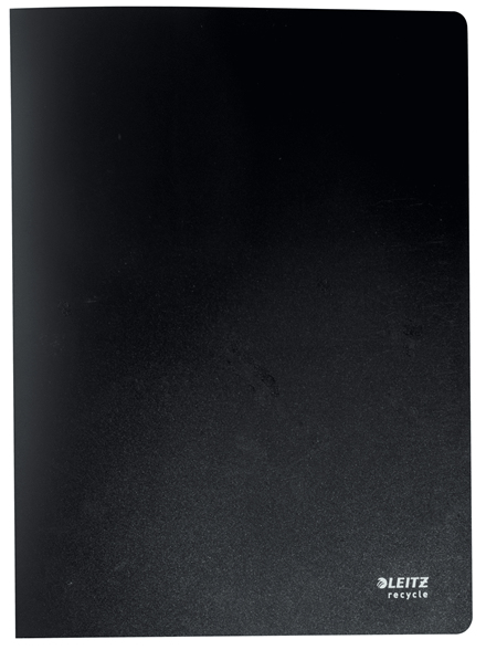 LEITZ Recycle 4676 Sichtbuch DIN A4, 20 Hüllen schwarz, 1 St.