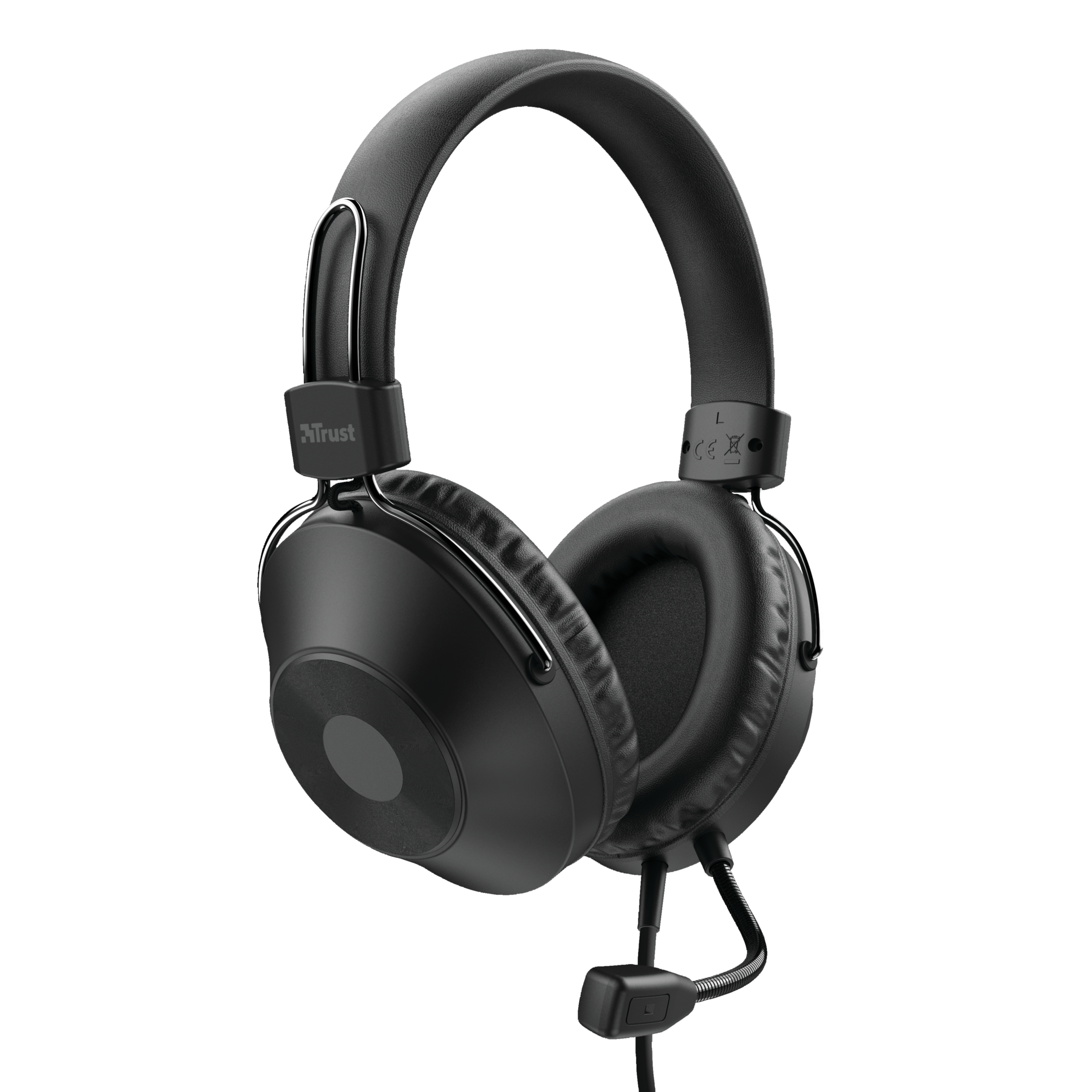Trust Headset USB HS-250 Over-Ear schwarz