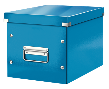 LEITZ Click & Store Aufbewahrungsbox 10,0 l blau 26,0 x 26,0 x 24,0 cm, 1 St.