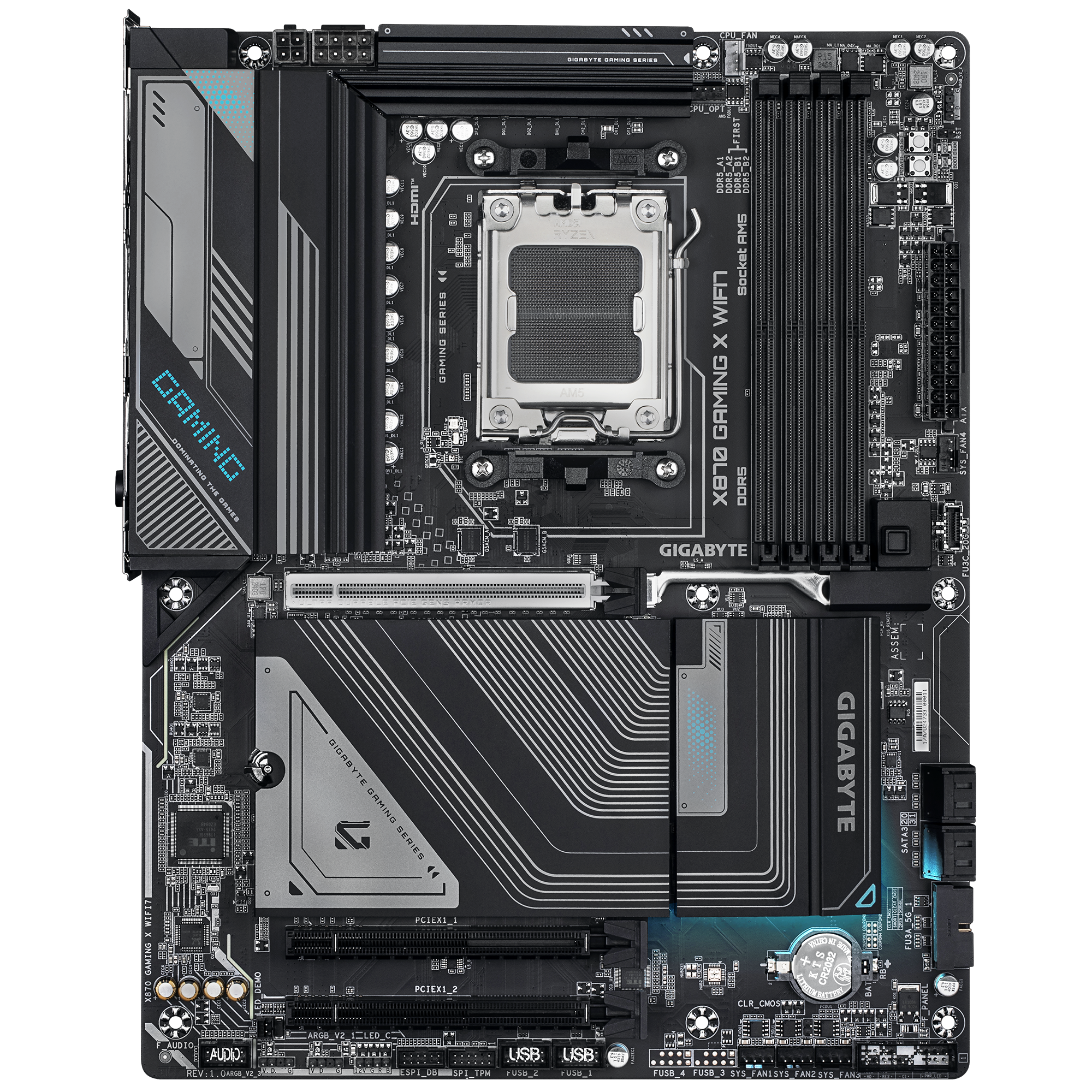 GIGABYTE X870 GAMING X WIFI7 AM5 ATX MB