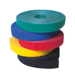 Logilink Klettband, schwarz, Breite: 16 mm, auf Rolle, 4 m