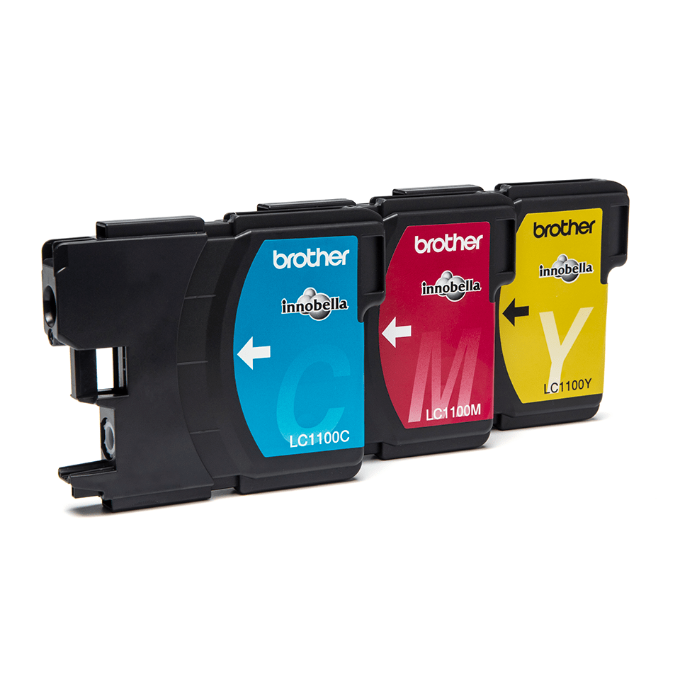 brother LC-1100C/M/Y cyan, magenta, gelb Druckerpatronen, 3er-Set