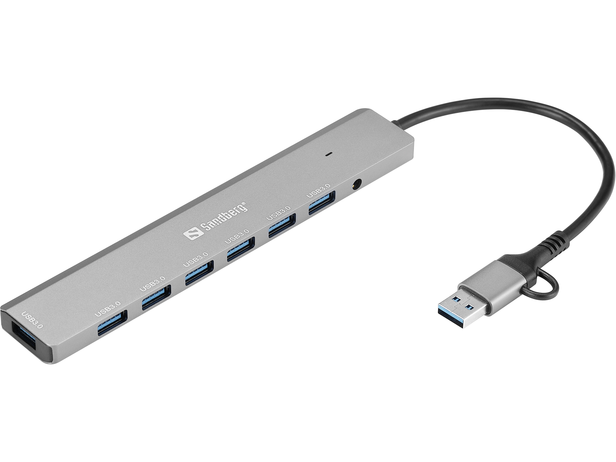 SANDBERG USB-C/A to 7 x USB 3.0 Hub