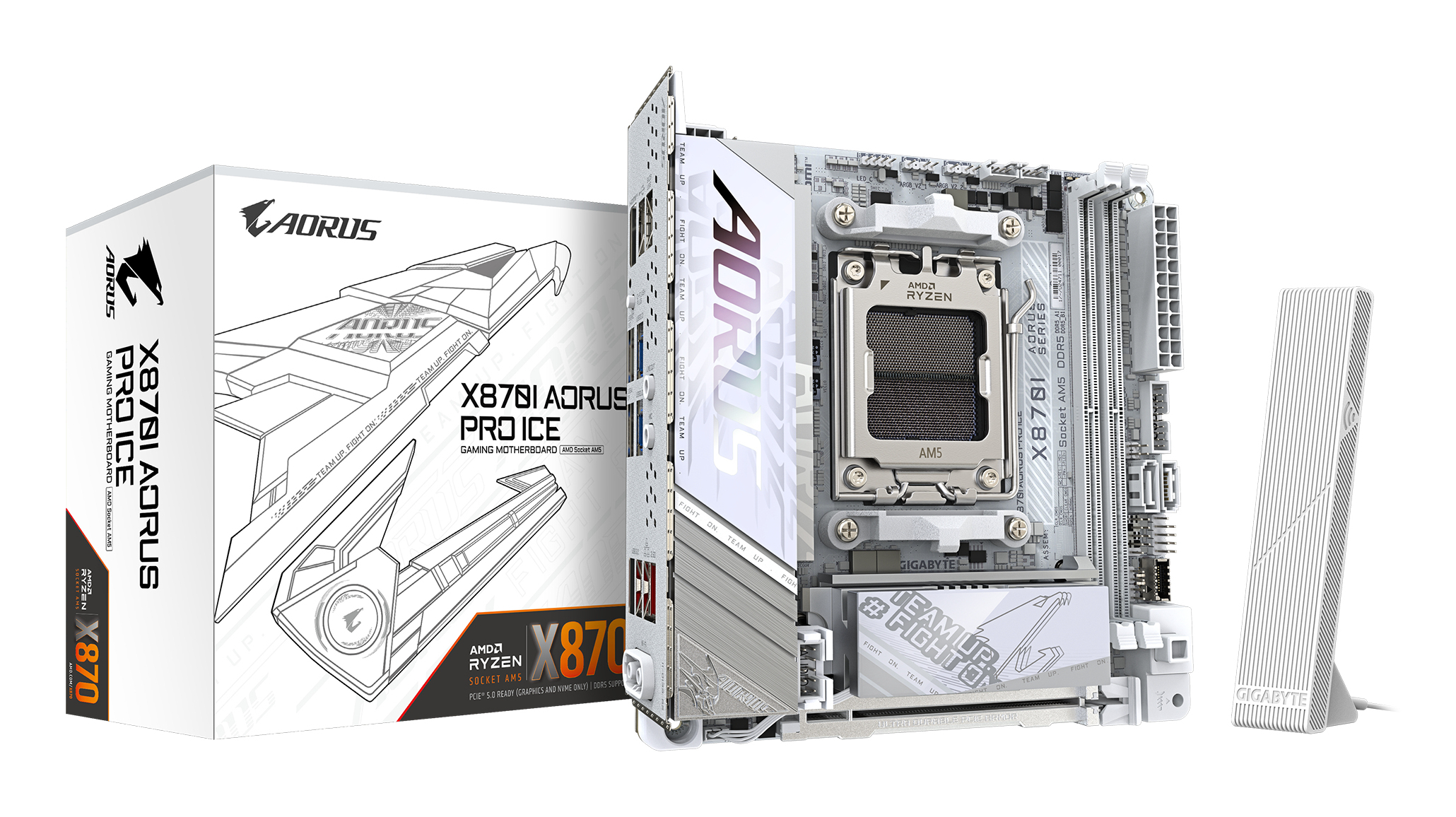 GIGABYTE X870I AORUS PRO ICE AM5 ITX MB