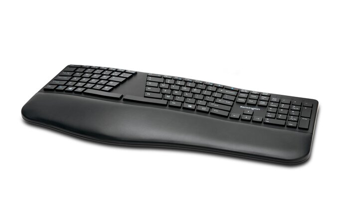 Kensington Pro Fit® ergonomische Tastatur kabellos schwarz