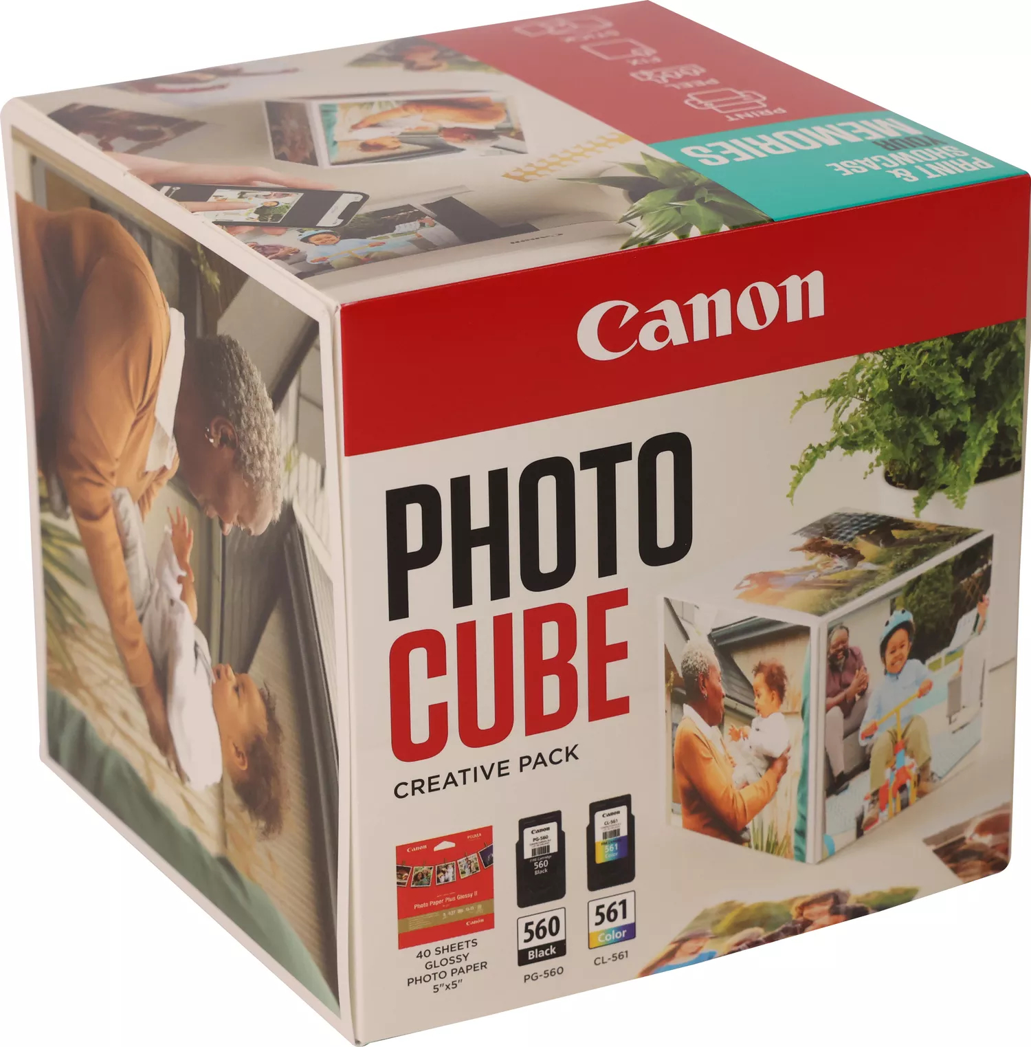 CANON PG-560/CL-561 Ink Cartridge Photo Cube Creative Pack White Blue
