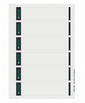 LEITZ Ordneretiketten 1686-00-85 grau, 600 St.