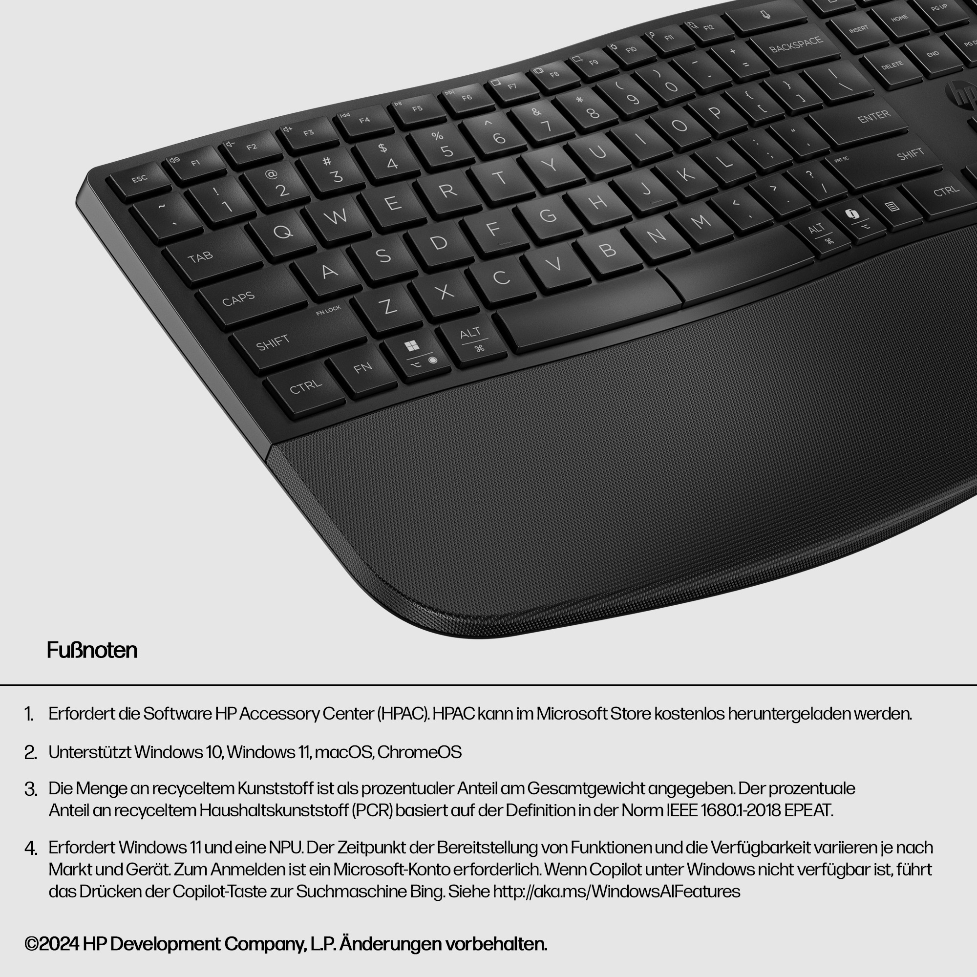 HP 685 COMFORT DUAL-MODE KEYBOARD