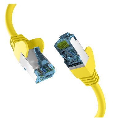 EFB RJ45 Patchkabel mit Cat7 Rohkabel 20.00m gelb