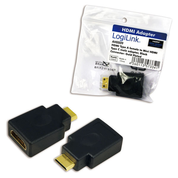Logilink HDMI Adapter HDMI>mini HDMI Bu/St