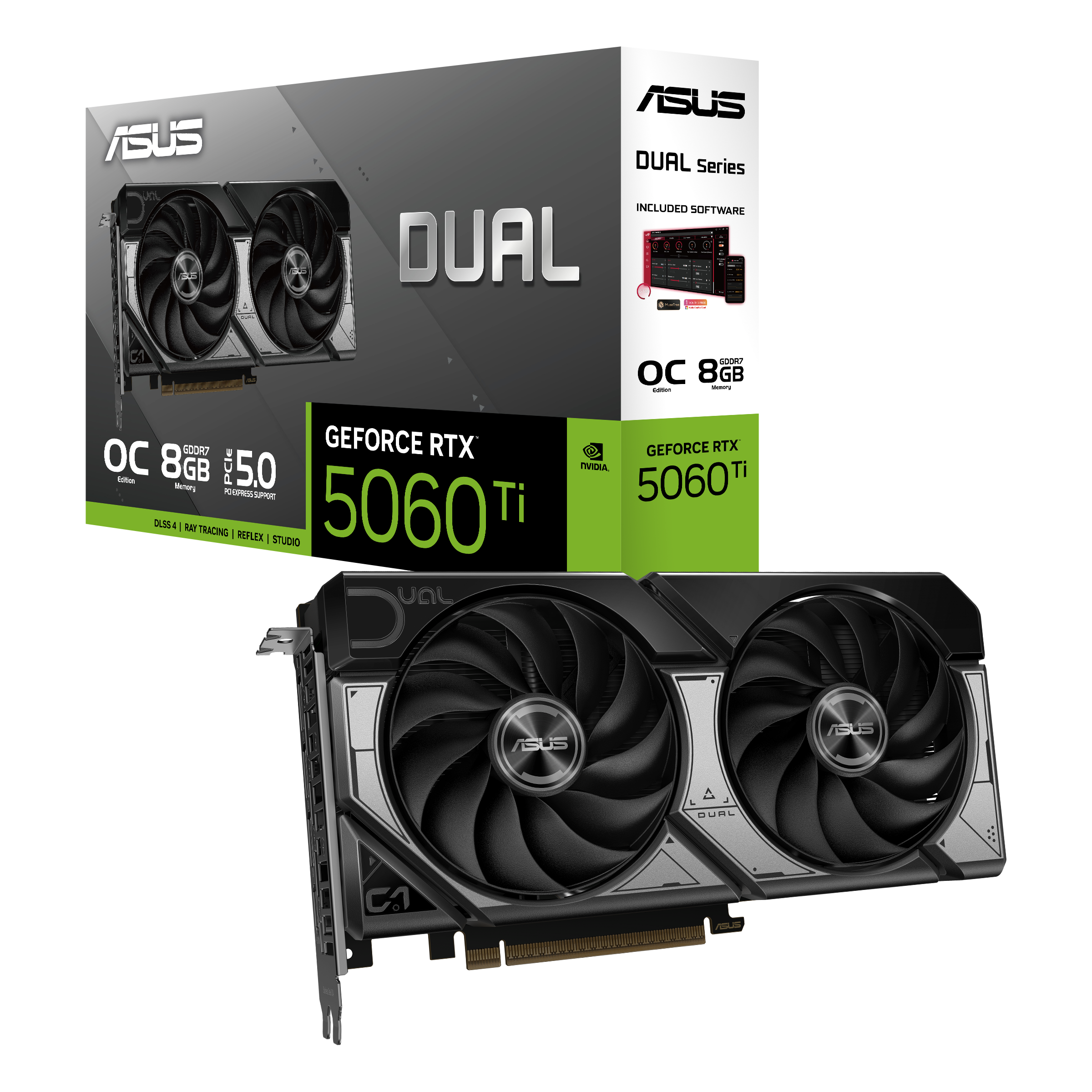 GeForce RTX 5060 Ti DUAL OC 8GB, Grafikkarte