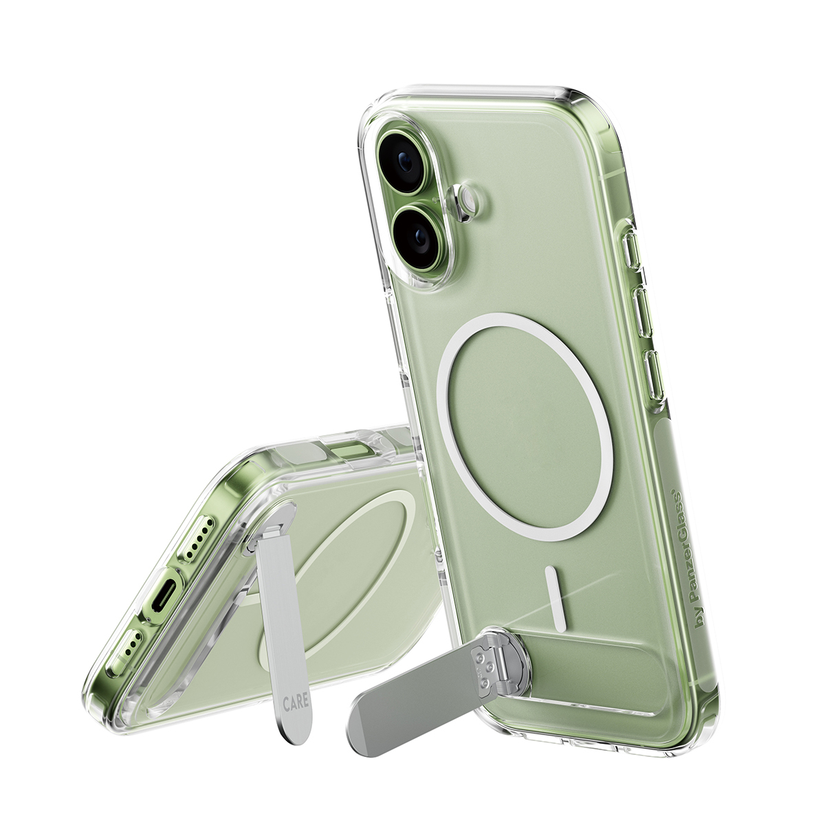 CARE BY FEATURE CASE TRANSPAREN W. KICKSTAND IPHONE 17