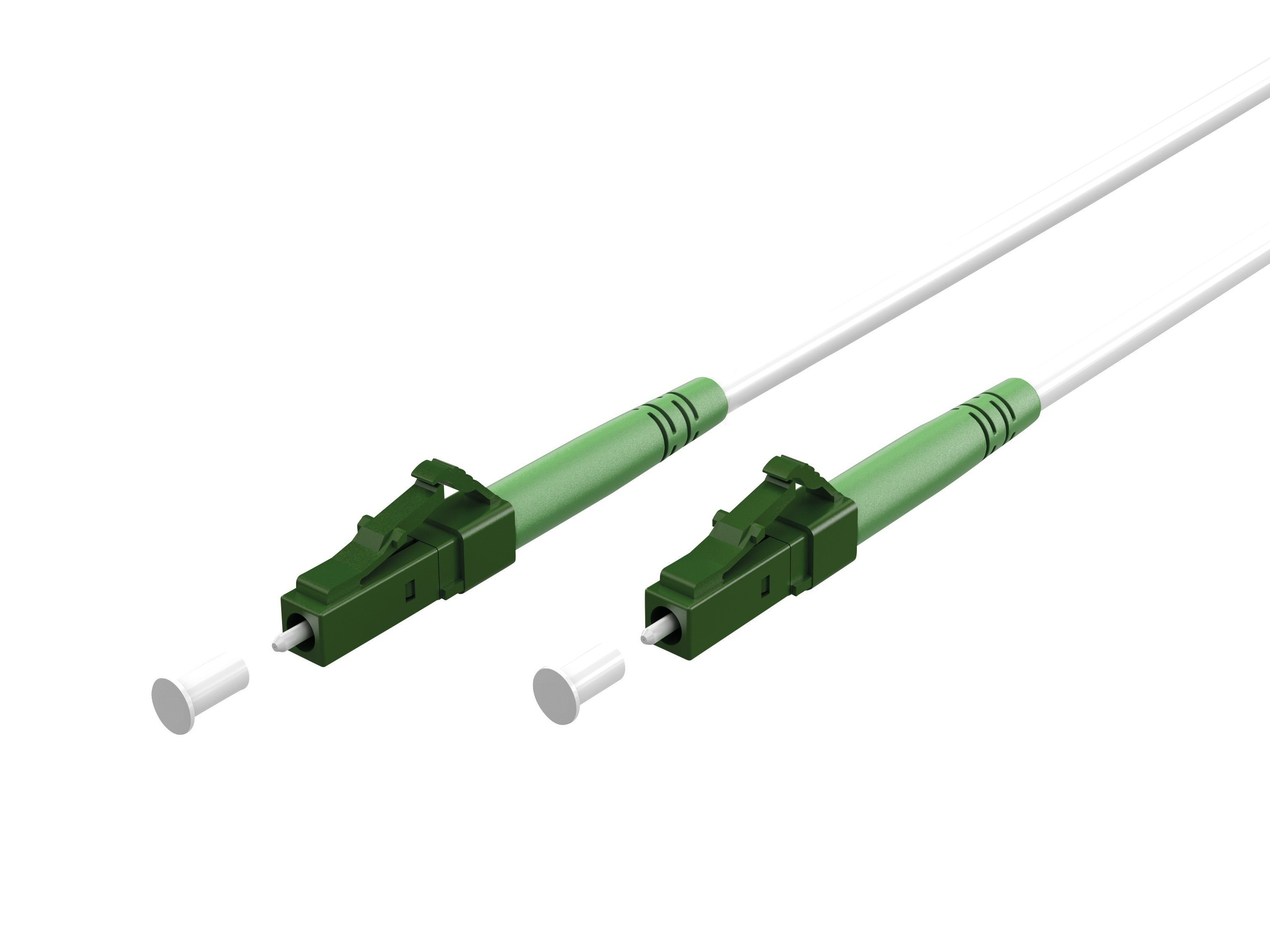 Equip Patchkabel LC/APC->LC/APC 5.00m SM Simplex OS2 gelb