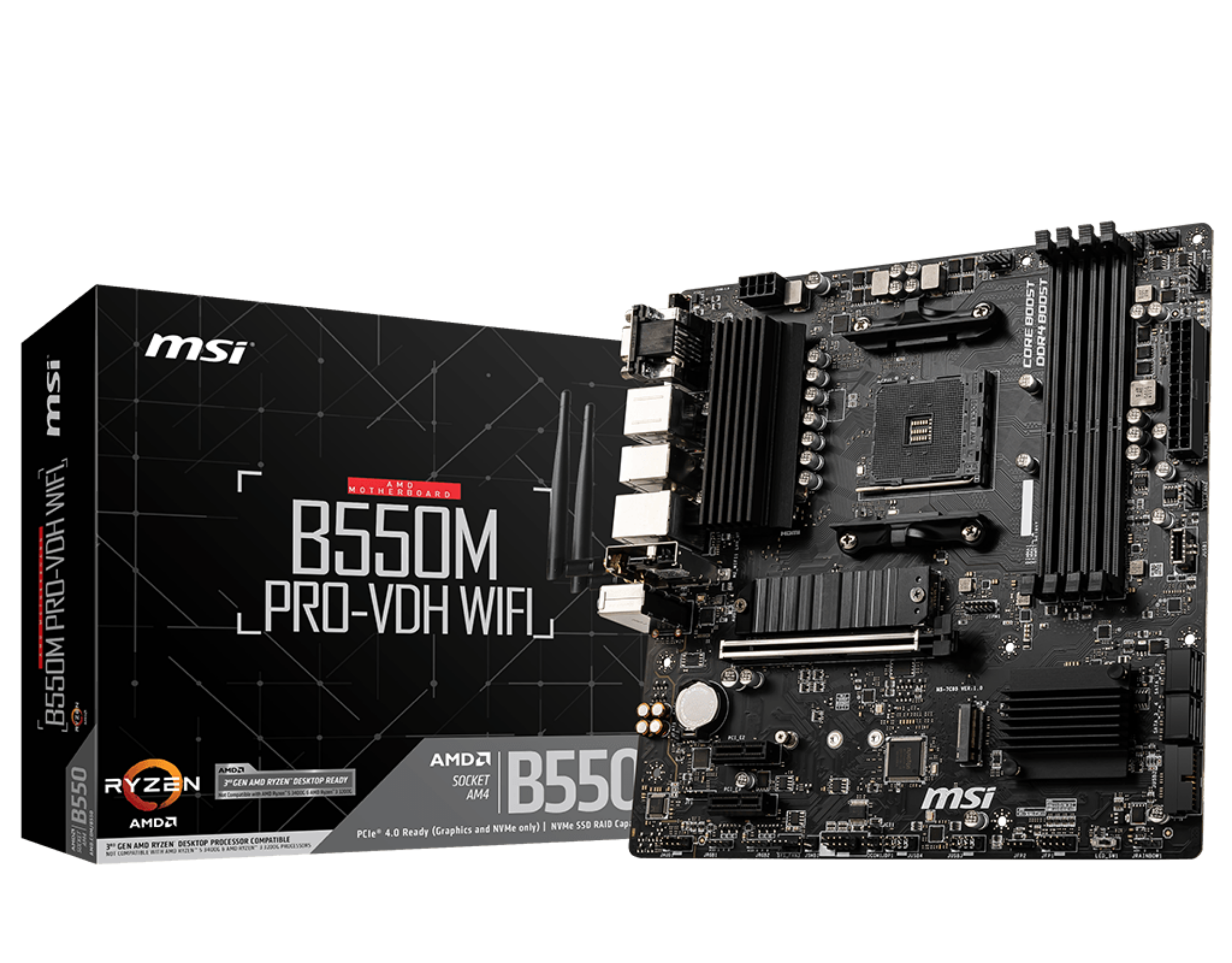 MSI B550M PRO-VDH WIFI (AM4) (D)